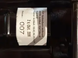 Estore de bagageira BMW 5 GT F07 OEM 280K02011