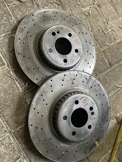 Voorremschijven Mercedes W222 350 CDI OEM A2224215000