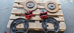 Jeu d'étriers de frein arrière OEM 350MM pour Audi Q7 4M