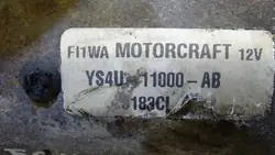 Démarreur Ford Focus 1.8