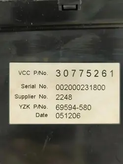 Pantalla de navegación Volvo V50 OEM 69594580 Usado