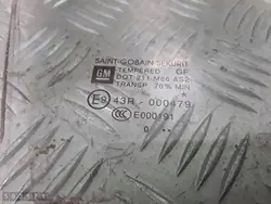 Opel Meriva B dörrglas OEM e000191 - Begagnad