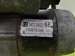 Démarreur Mitsubishi Carisma II 1999-2004 1.8 GDI MD360368