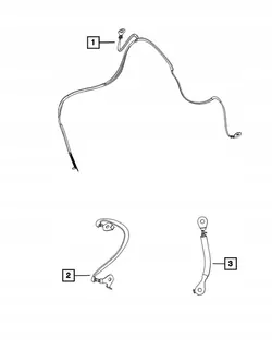Correa de Puesta a Tierra Jeep Wrangler JL OEM 68378929AD