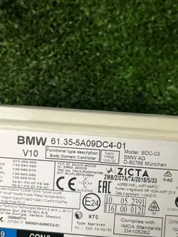 Módulo Confort BMW 5A09DC4 para 3.0L 2019