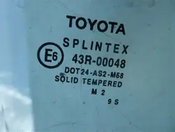 Vitre Arrière Droite OEM 3WEgf345rvpxczcvbazx Toyota