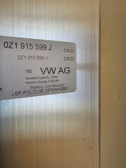 Módulo de batería OEM 0Z1915599J 234Ah para grupo VW