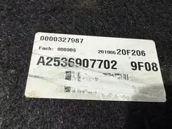 Gebrauchte Kofferraummatte OEM A2536907702 Mercedes