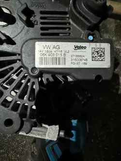 VW AUDI SKODA Vaihtovirtageneraattori 2.0 TSI