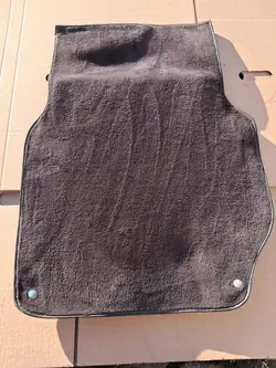 Left Rear Carpet Black Mercedes W116 SE