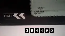 MINI Kvartsfönster OEM 43r001057 as2 - Begagnad