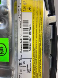 Framsätes vänster krockkudde OEM A2048600105 Mercedes-Benz