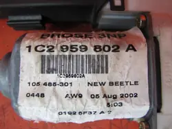 Module Porte VW Beetle OEM 1C2959802A Gauche Avant