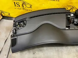 Porsche OE instrumentpanelsairbag - OEM iscarparts: WYSTRZELONA DESKA KONSOLA CZARNA SKÓRA AIRBAG PORSCHE PANAMERA 970 I LIFT EU