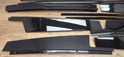 BMW X3 F25 Shadowline Dekorlist Set - Piano Svart