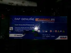 Batería DAF Genuine 12V 240Ah 1200A OEM