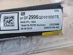 OEM 13222996 Vänster Airbag-gardin för Opel Insignia A