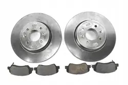 Discos e pastilhas de freio dianteiros Hyundai i20 III Bayon 280mm