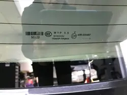 Vitre Arrière Chauffante de Coffre C5X C5 X OEM 0000