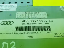 CD-vaihtaja OEM 4E0910111D Audi A6 C6:lle