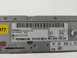 Cambiador CD Porsche usado OEM 7L5919969A Cayenne