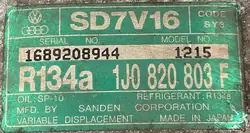 Compresseur de climatisation Volkswagen OE 1J0820803F