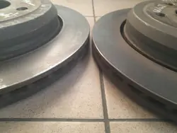OEM KOMPLET TARCZA HAMULCOWA TYŁ TYLNE 330 MM WENTYLOWANE