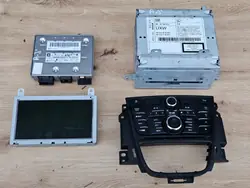 Panneau radio afficheur CD 500 OEM pour Opel Astra J Noir