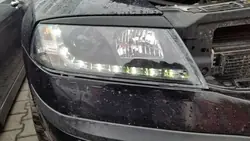 Etupään valaisinsarja Clear Black Skoda Octavia I