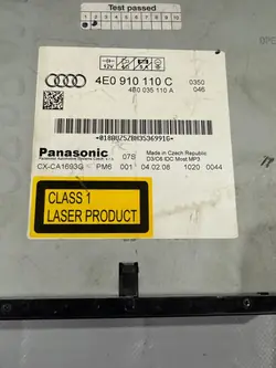 Audi A6 C6 CD-vaihtaja OEM 4E0910110C Käytetty