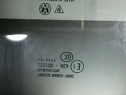 Rechte hintere Türscheibe OEM 7P5845297 Porsche Cayenne II