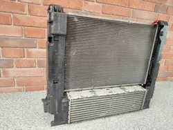 BMW X3 F25 X4 F26 N55 Chłodnica Wody + INTERCOOLER 8623350 7593845 KOMPLET