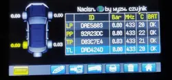 4× Capteurs TPMS VDO pour Renault/Nissan