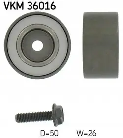 Rouleau tendeur courroie SKF VKM 36016