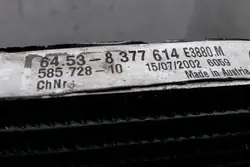 Ilmastointijäähdytin BMW 3 CABRIO (E46) 2002