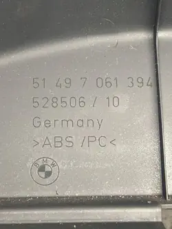 Revêtement de coffre BMW 5 E60/E61 OEM 7061394