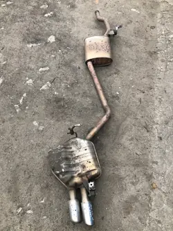 Gebruikte Audi OE Uitlaatdemper OEM 4G0 voor A6 C7