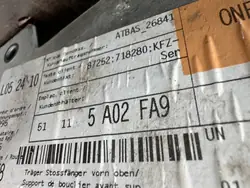 Poutre de pare-chocs avant OEM 5A02FB0/5A02FA9 BMW 5 G60