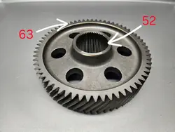 Roues dentées 63 dents DL382 S-Tronic Audi