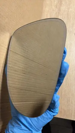 Vänster spegelglas Volkswagen TOUAREG 7P 7P6857521C