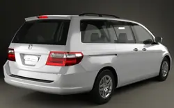 OEM 1 bak vänster karossglas för Honda Odyssey III