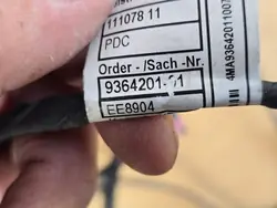 Pysäköintisensorin kaapeli BMW G30 G31 OE 9364201