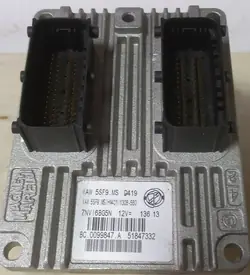 Ordinateur ECU Fiat 500 51847332 IAW55SF9.MS
