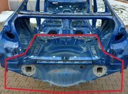 Painel chão porta-malas Subaru WRX STI 2015 OEM 94865484754