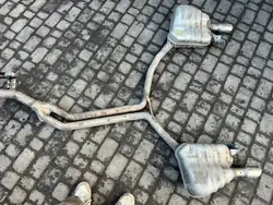 Tubo de escape traseiro YQP4247 Audi A4 S4 B8 3.0 TDI