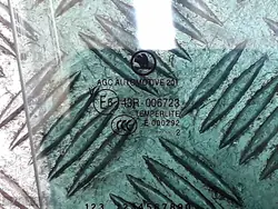 Skoda Kodiaq dörrglas OEM e643r006723 - Begagnad