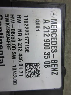 MERCEDES GLK X204 Modul A2129003508