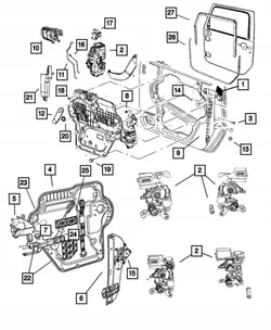 OEM 68089339AC linker deurpaneel voor Wrangler JK