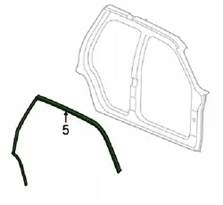 Junta de Carroçaria Teto Direita OEM para Escalade/Yukon/Tahoe