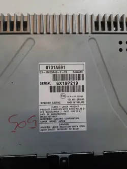 Radio CD Mitsubishi ASX OEM 8701A691 - Usado